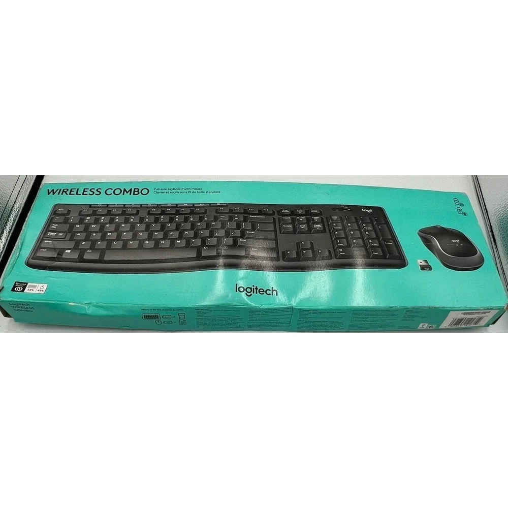 Logitech Wireless Combo MK270 Keyboard Mouse Black New 920-008971